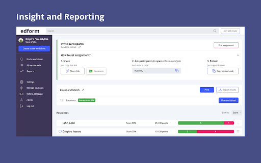 Edform for Teachers screenshot