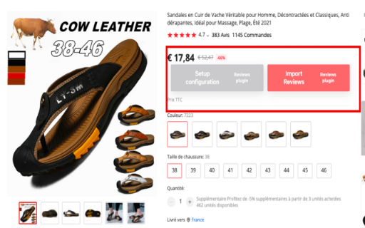 iRivYou - Import Aliexpress, Amazon reviews screenshot