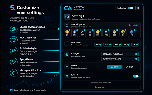 Crypto AI Signals screenshot