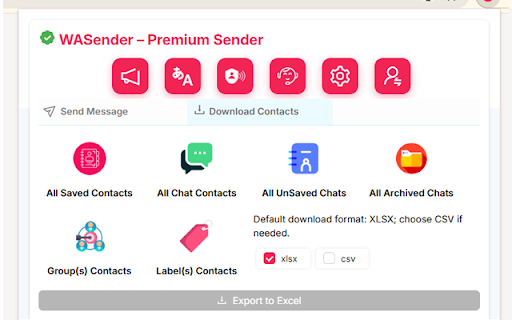 WASender – Premium  Sender screenshot