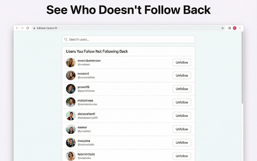IG Follower Tracker & Unfollower Tracker - SocialDeck screenshot