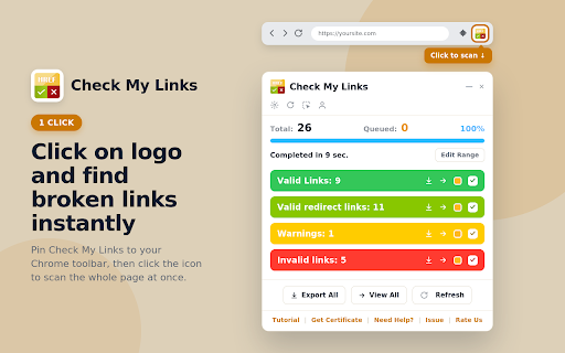 Check My Links screenshot