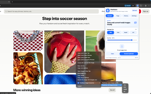 PixelSave Image Converter screenshot