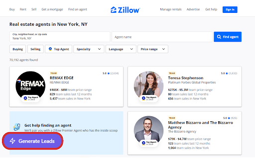 Zillow Real Estate Agent Email Finder & Scraper screenshot
