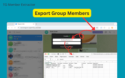 TG Member Extractor screenshot