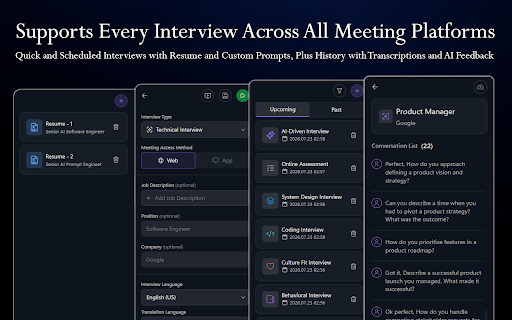 Ntro.io: Free Job Interview Copilot for Technical & Behavioral Interviews screenshot