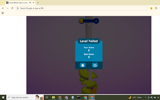 Helix Jump Fruit Game – Arcade Ball Challenge screenshot