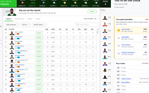 Subvertadown ESPN Draft Sync screenshot