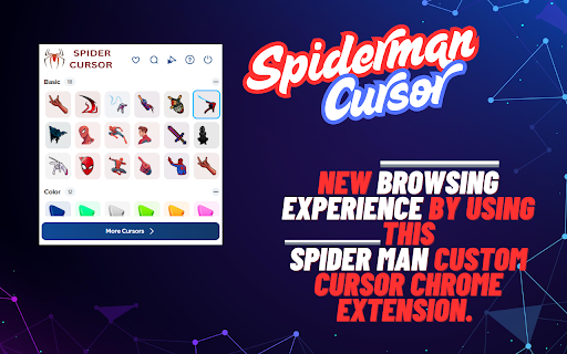 Spiderman Cursor - Custom Cursor for Chrome screenshot