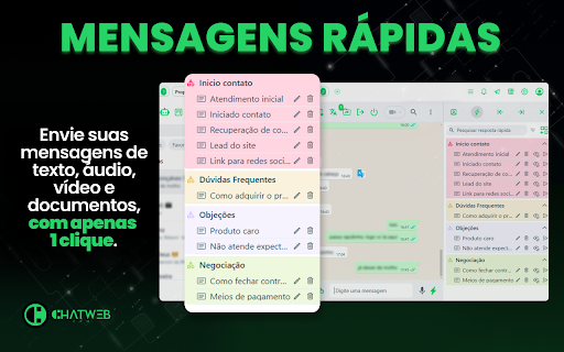 Chatweb CRM : Transforme seu whatsapp em um sistema de vendas screenshot