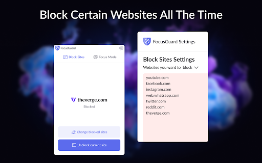 FocusGuard - Free Site Blocker screenshot
