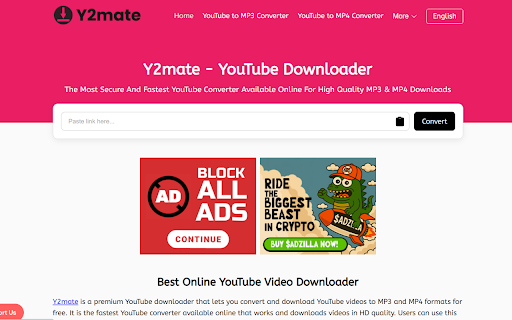 Y2mate - YouTube Downloader screenshot