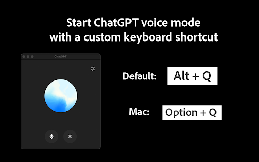 ChatGPT Voice Shortcut screenshot