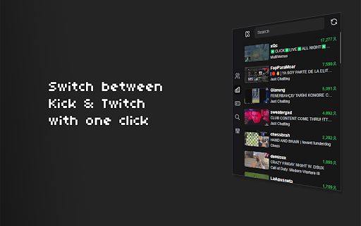 Kitch - Kick & Twitch notifications screenshot