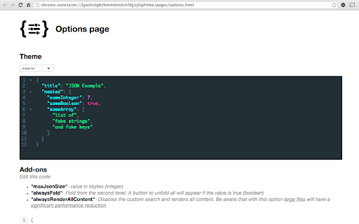 JSON Viewer screenshot