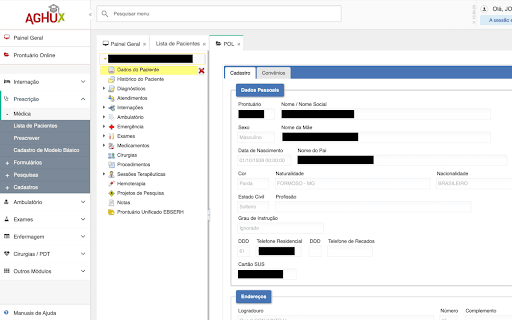 Documentos EBSERH screenshot