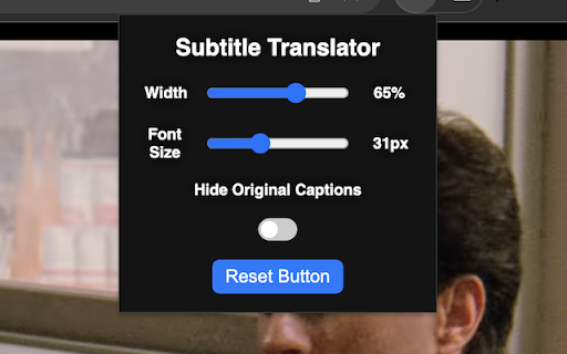 Netflix Subtitle Translator screenshot