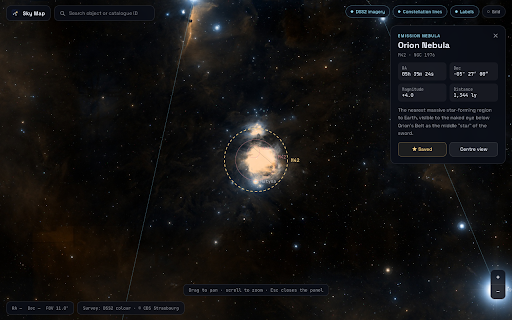 Sky Map — Star Map & Night Sky Constellations screenshot