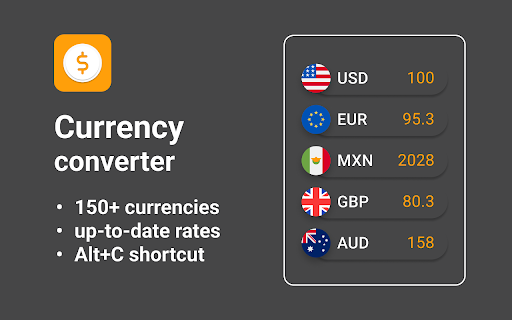 Currency converter app screenshot