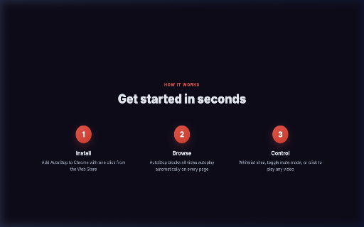 AutoStop – Stop Autoplay Everywhere screenshot