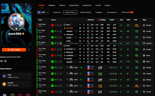 FACEIT FORECAST screenshot