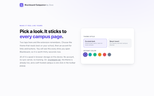 Dark Mode & Grade What-If for Blackboard Learn screenshot