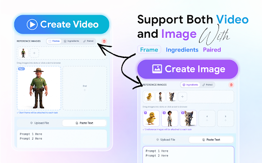 Flow Automator - Bulk AI Video Generation Toolkit for Google Flow & VEO AI screenshot
