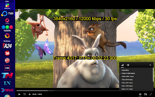 VideoPlayer MPD/M3U8/IPTV/EPG screenshot