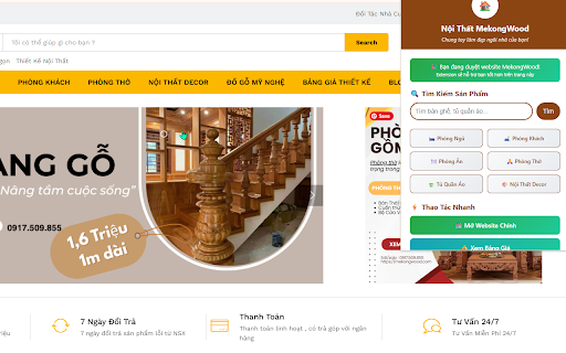 Nội Thất MekongWood screenshot