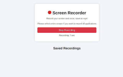 Recorder screenshot