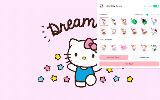 Hello Kitty Cursor ♥ Custom Cursor for Chrome™ screenshot