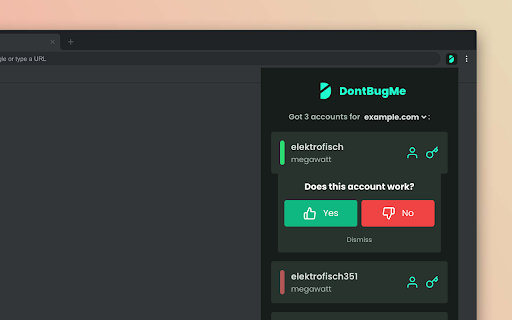 DontBugMe screenshot