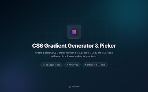 CSS Gradient Generator & Picker screenshot