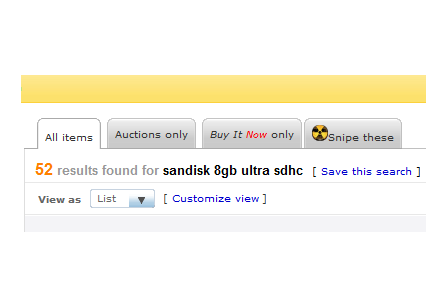 Myibidder Auction Bid Sniper for eBay screenshot