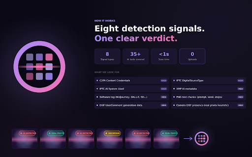 AI Image Detector screenshot