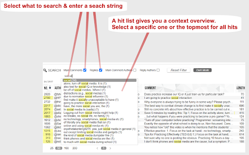YouTube Comment Reader screenshot