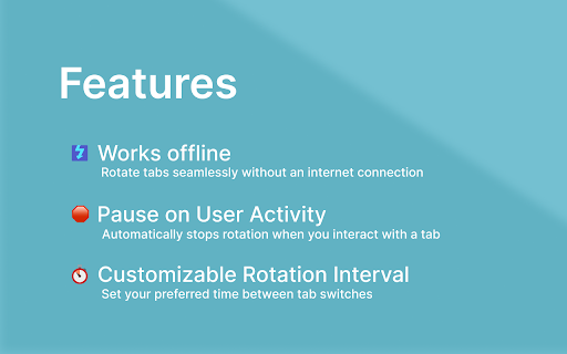 Tab Turner - Rotate Browser Tabs for Dasboards and Office Displays screenshot
