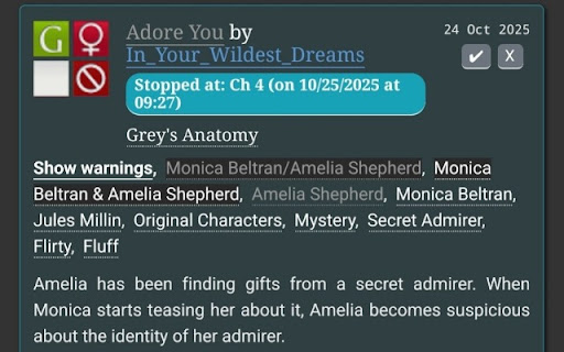 AO3 Advanced Marker screenshot