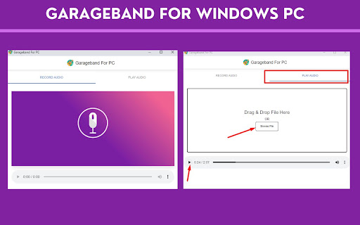 GarageBand for windows PC, Mac- Free Download screenshot