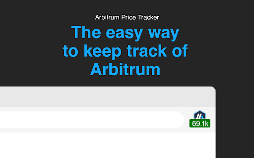 Arbitrum Price Tracker screenshot