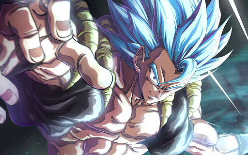 Gogeta Blue Live Wallpaper - Dragon Ball New Tab screenshot