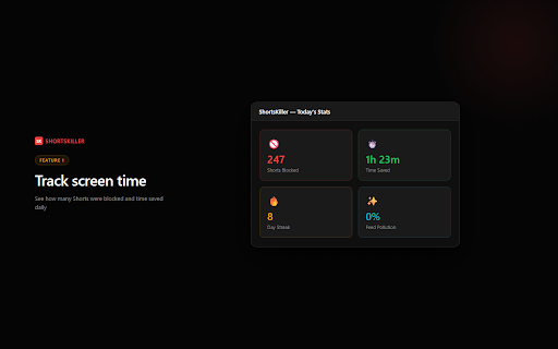 YouTube Shorts Blocker - ShortsKiller screenshot