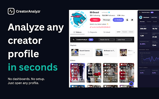 Influencer Analytics Tool: Profile Analyzer & Competitor Research screenshot