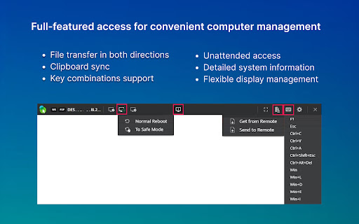 Remote Desktop screenshot
