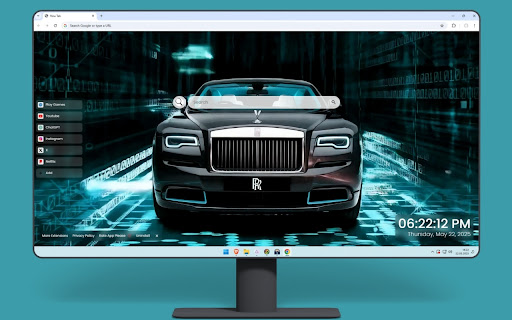 Rolls Royce Blue Live Wallpaper screenshot