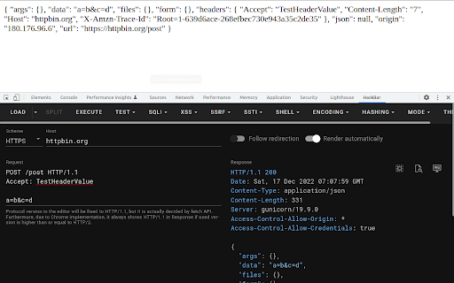 HackBar screenshot