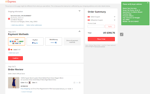 EPROLO - Aliexpress product importer screenshot