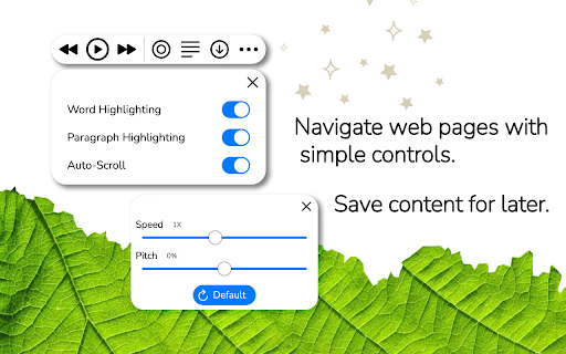 WebOutLoud - Text to Speech Web Reader screenshot