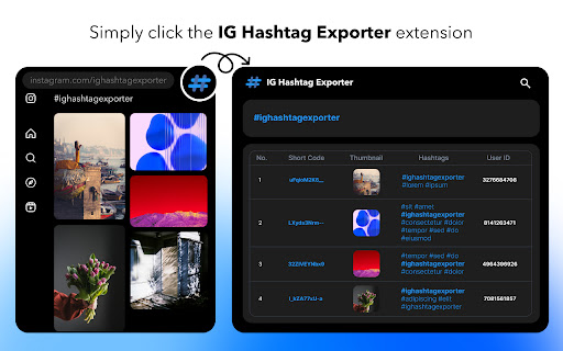 IG Hashtag Exporter - Free screenshot