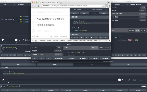 Redux DevTools screenshot